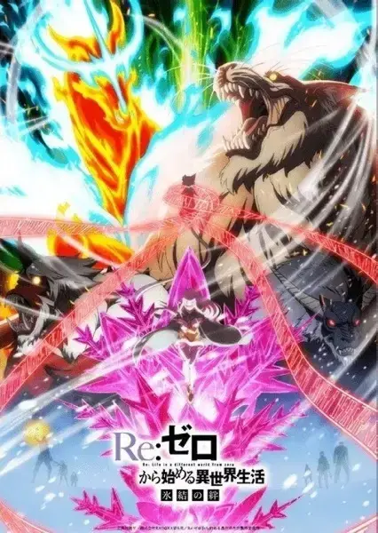Re:Zero kara Hajimeru Isekai Seikatsu - Hyouketsu no Kizuna poster anime Sub Indo