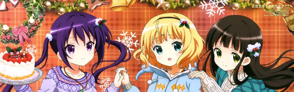 Gochuumon wa Usagi desu ka? Season 2 banner Gochuumon wa Usagi desu ka? Season 2 banner
